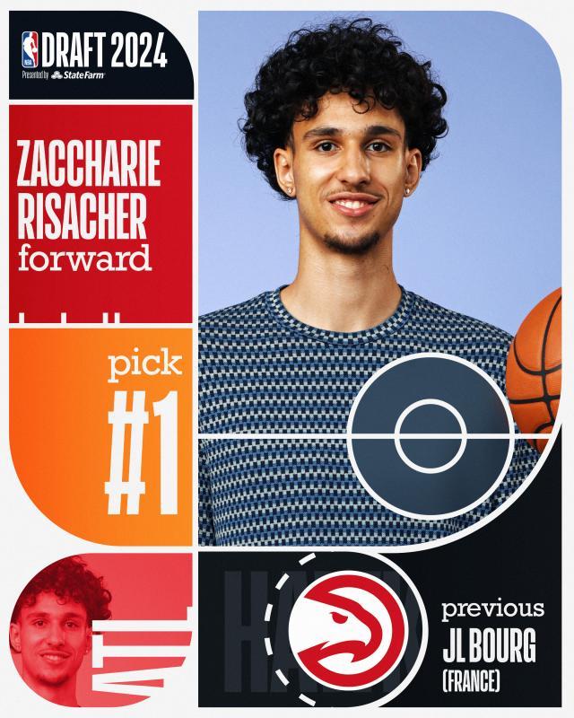 2024NBA选秀：法国人包揽前二顺位 马刺交易8号签